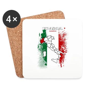 Piemonte - Coasters (set of 4) - white - Front