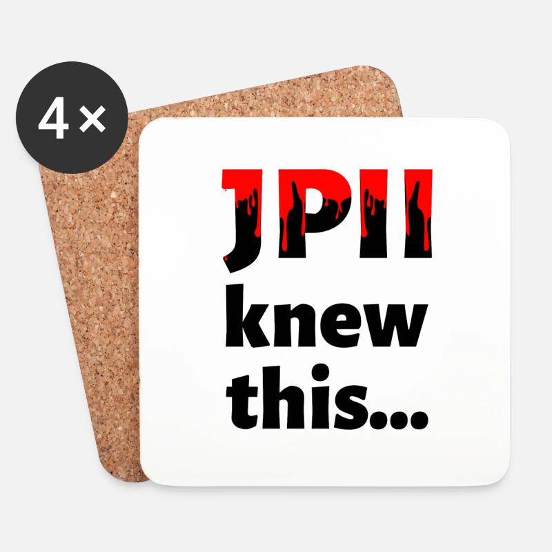 JPII knew this... - Coasters (set of 4) - white