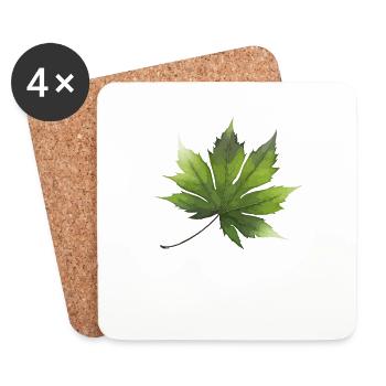 Nature - Coasters (set of 4) - white - Front
