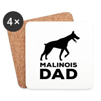 Dog Hund - Untersetzer (4er-Set) - Weiß - Vorne