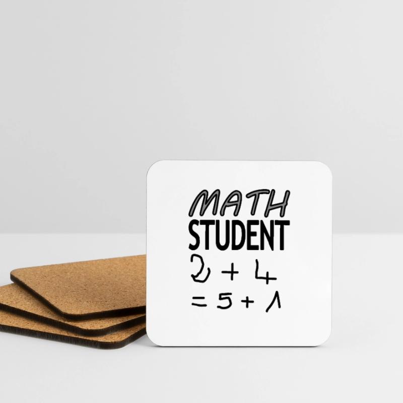 Math Student Math Student Math Study Gift Coasters (set of 4)