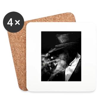 Arthur Smoke / RDR 2 / Saskia´s.vp.World - Untersetzer (4er-Set) - Weiß - Vorne
