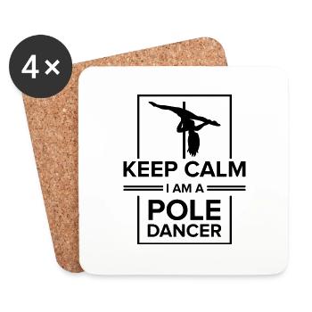 Danse Musique de danse - Dessous de verre (lot de 4) - blanc - Devant