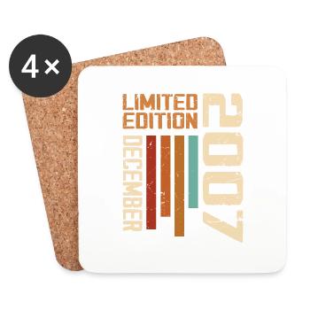 December 2007 - 2007 December - Coasters (set of 4) - white - Front