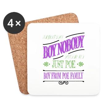 quote birthday art comics book humor book keeper - Coasters (set of 4) - white - Front
