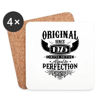Perfection 1975 -49th Anniversary,Original - Coasters (set of 4) - white - Front