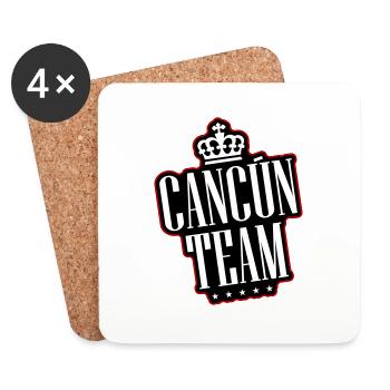 Cancun Team - Coasters (set of 4) - white - Front