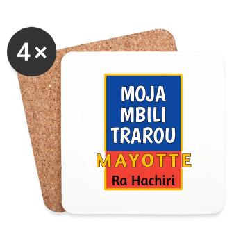 Mayotte2_rahachiri - Coasters (set of 4) - white - Front