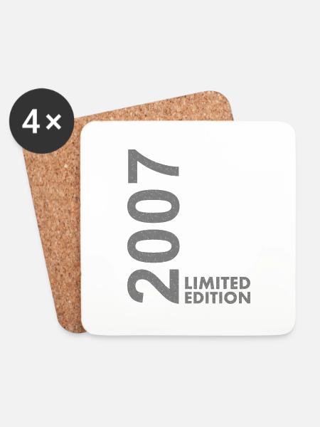 2007 Limited Edition - Untersetzer (4er-Set) - Weiß