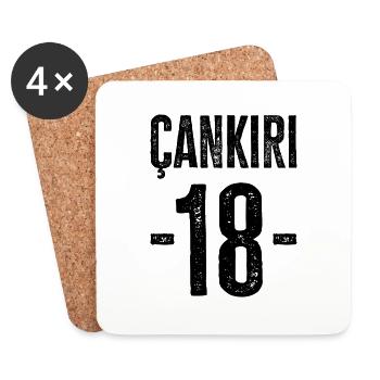 Çankırı 18 – Pride in Tradition and Community - Coasters (set of 4) - white - Front