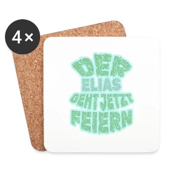Elias Elias - Coasters (set of 4) - white - Front