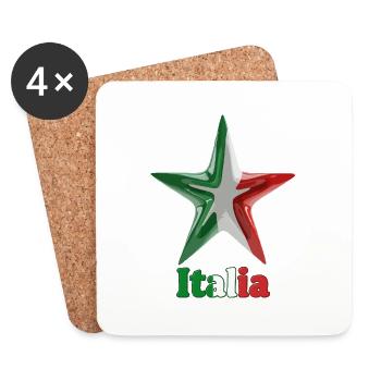 Stella d Italia - Untersetzer (4er-Set) - Weiß - Vorne