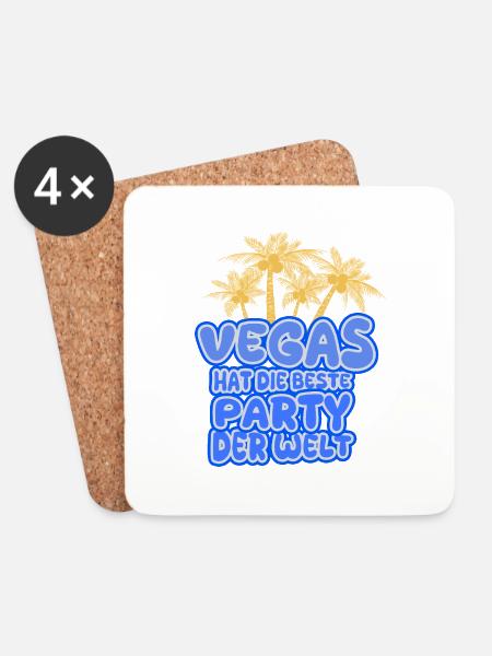 Vegas - Untersetzer (4er-Set) - Weiß