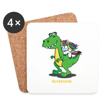 Magical Adventure - Coasters (set of 4) - white - Front