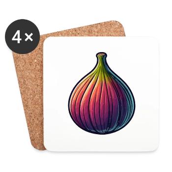 Fig - Coasters (set of 4) - white - Front