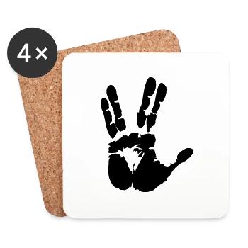 Live long and prosper - Coasters (set of 4) - white - Front
