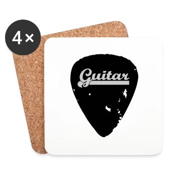 guitar - Untersetzer (4er-Set) - Weiß - Vorne