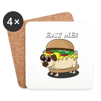 Burgir - Coasters (set of 4) - white - Front