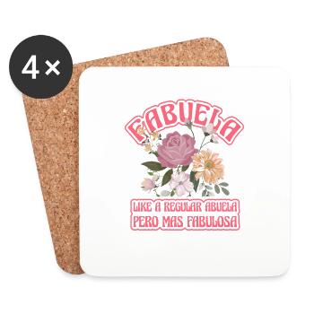 Fabuela - Untersetzer (4er-Set) - Weiß - Vorne