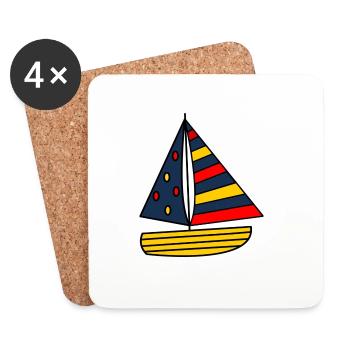 HOLIDAY. HAPPY HOLIDAYS. MISTRESS. MASTER. TEACHER - Coasters (set of 4) - white - Front