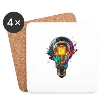 Idee - Untersetzer (4er-Set) - Weiß - Vorne