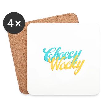 Hot Choccy Rocky - Untersetzer (4er-Set) - Weiß - Vorne
