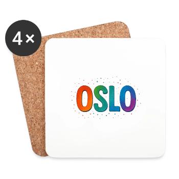 OSLO - Untersetzer (4er-Set) - Weiß - Vorne