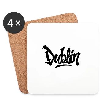 Dublin - Untersetzer (4er-Set) - Weiß - Vorne