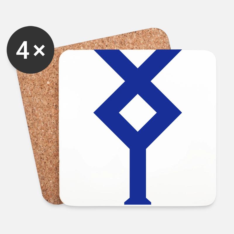 Ixylon Segelklasse Segelzeichen - Untersetzer (4er-Set) - Weiß