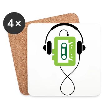 A Classic Walkman - Coasters (set of 4) - white - Front