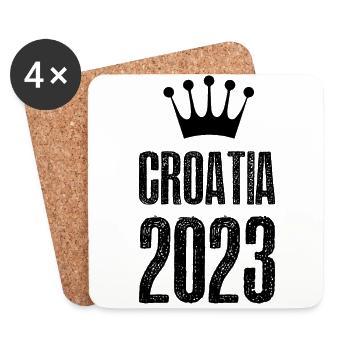 Croatia 2023 Krone - Coasters (set of 4) - white - Front