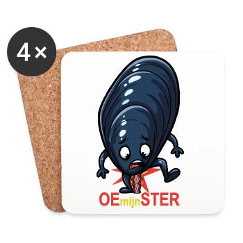 Oh mon étoile - Dessous de verre (lot de 4) - blanc - Devant