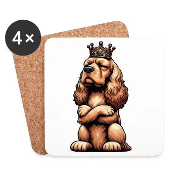 Cocker Spaniel Cocker Dog Cocker Spaniel Owner - Coasters (set of 4) - white - Front