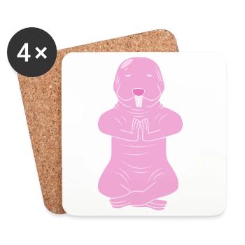 Sand puppy - Coasters (set of 4) - white - Front