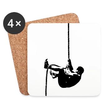 Ropeclimb - Untersetzer (4er-Set) - Weiß - Vorne