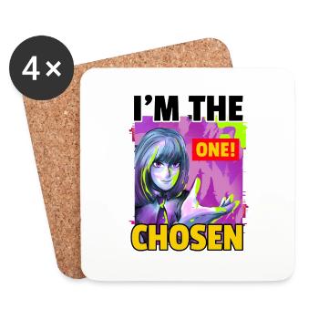 I'm the chosen one Girl Strong Energy - Untersetzer (4er-Set) - Weiß - Vorne