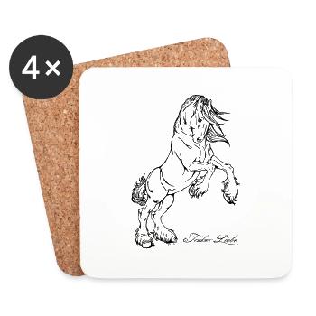 Tinker Love #2 - Dessous de verre (lot de 4) - blanc - Devant