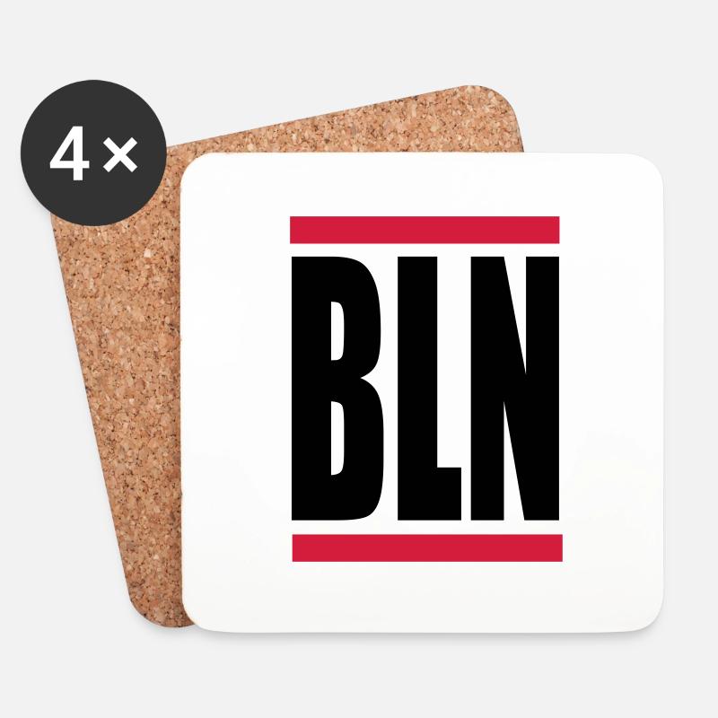 BLN Berlin - Untersetzer (4er-Set) - Weiß