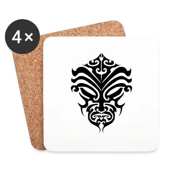 maori - Untersetzer (4er-Set) - Weiß - Vorne