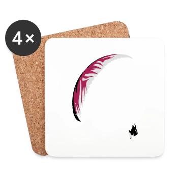 Paraglider - Coasters (set of 4) - white - Front