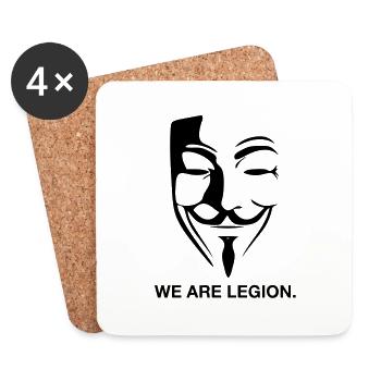 ano1 - Coasters (set of 4) - white - Front