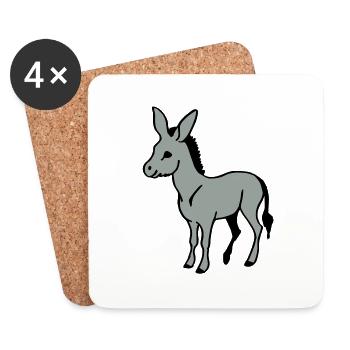 Ass - Coasters (set of 4) - white - Front