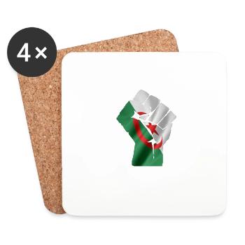 revolution algerie - Dessous de verre (lot de 4) - blanc - Devant