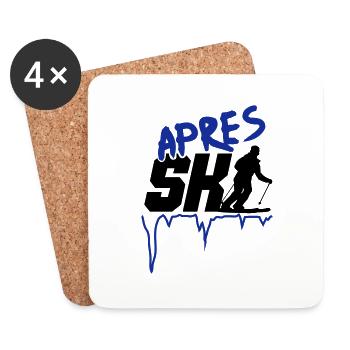 apres_2 - Coasters (set of 4) - white - Front