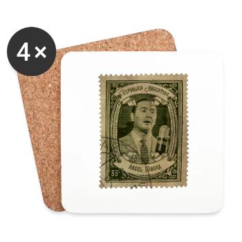 Estampa: Àngel Vargas - Dessous de verre (lot de 4) - blanc - Devant