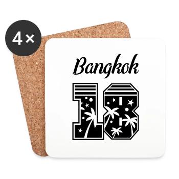 bangkok 18 - Untersetzer (4er-Set) - Weiß - Vorne