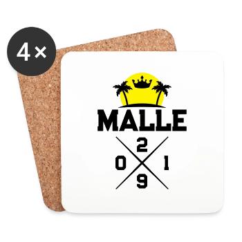 malle 2019 insel - Untersetzer (4er-Set) - Weiß - Vorne