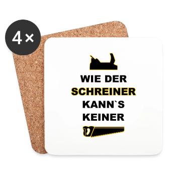 Schreiner - Untersetzer (4er-Set) - Weiß - Vorne