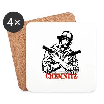 Chemnitz - Coasters (set of 4) - white - Front