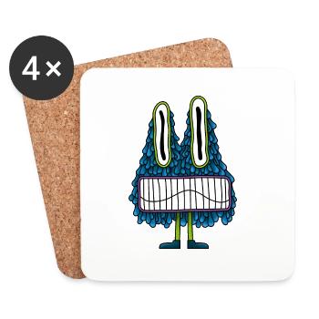 Monster 2 - Untersetzer (4er-Set) - Weiß - Vorne